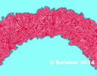 Judd Boloker Pink Orchid Lei Print