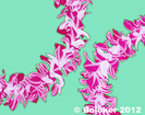 Judd Boloker Two Orchid Strands Lei Print